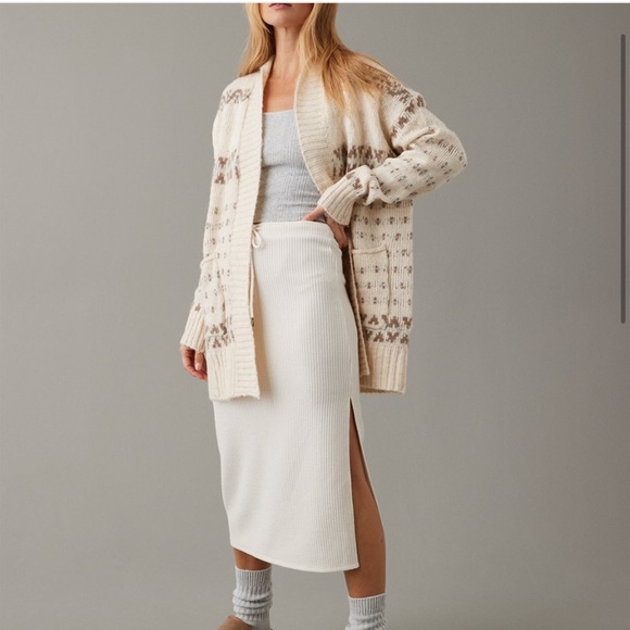 American Eagle Outfitters Sweaters - AE Oversized Fair Isle Cardigan